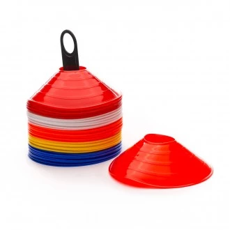 Pack de 50 semi-cônes - 10 x multicouleur Multicouleur