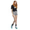 T-Shirt Nike Femme Sportswear Essentials Crop Icon Futura