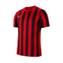 Striped Division IV m/c-University Red-Black-White
