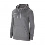 Team Club 20 Hoodie Femme-Charcoal heather-White
