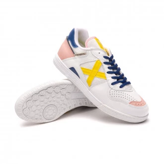 Zapatilla Continental Blanco-Amarillo-Azul-Rosa