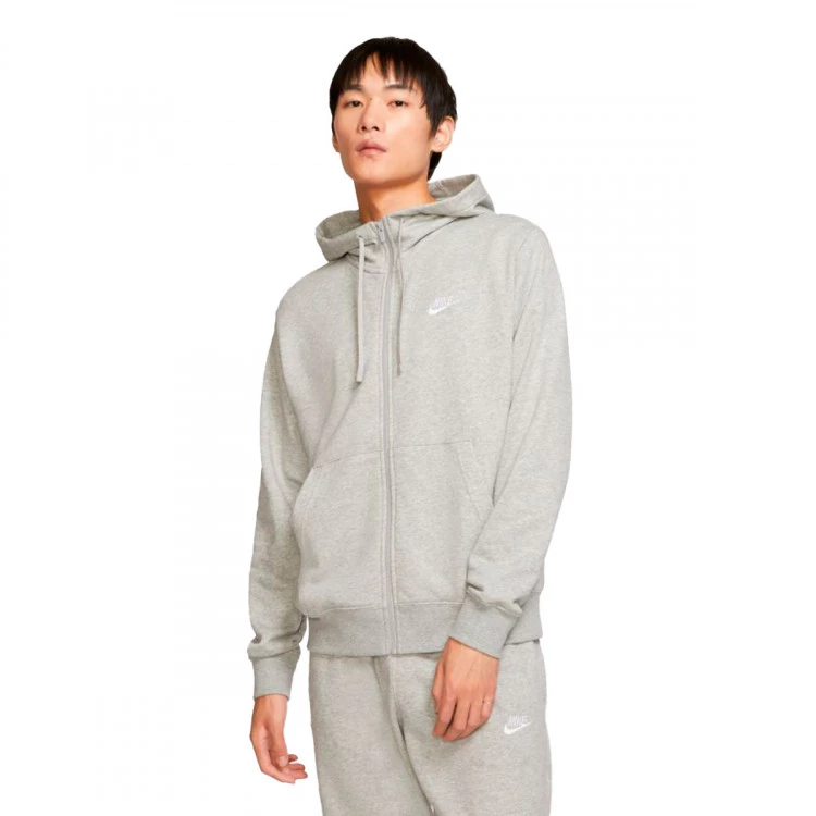 chaqueta-nike-nsw-club-hoodie-full-zip-ft-dark-grey-heather-matte-silver-2