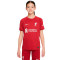 T-Shirt Nike Enfants Liverpool FC Maillot Domicile 2022-2023