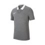 Park 20 Cotton m/c-Charcoal Heather-White