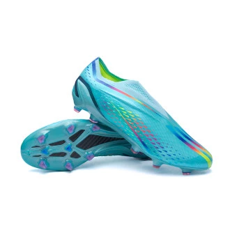 Chaussure de football X Speedportal + FG Clear Aqua-Solar Red-Power Blue