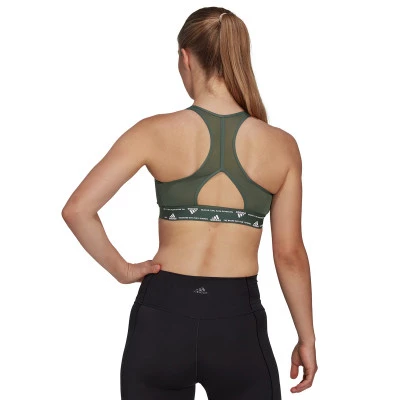 Brassière Femme Powerreact Entraînement Medium Support 3 Bandes