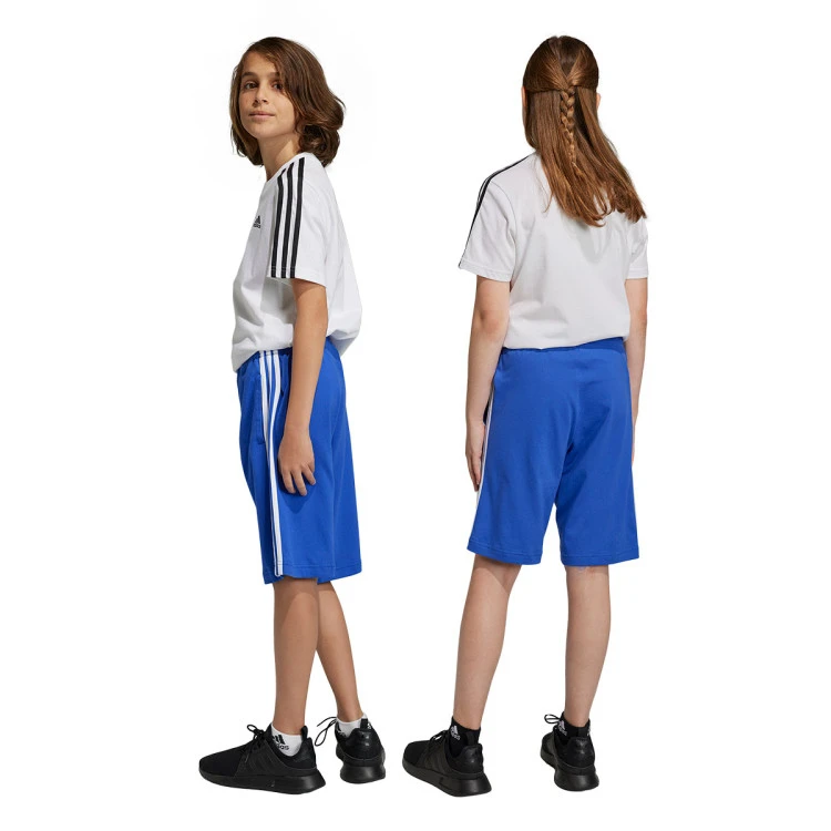 pantalon-corto-adidas-essentials-3-stripes-nino-semi-lucid-blue-white-1