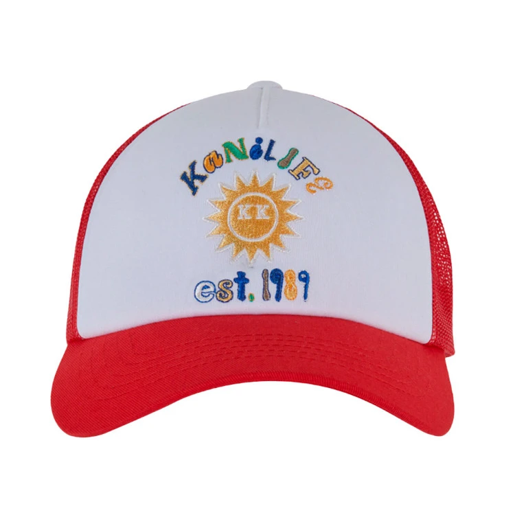 gorra-karl-kani-woven-signature-trucker-red-1