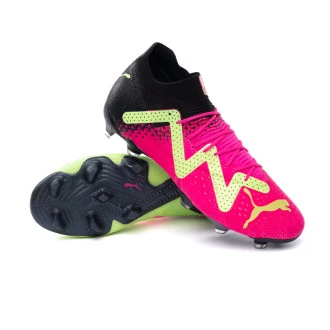 Chaussure de football Future Ultimate FG/AG Black-Ravish-Fast Yellow