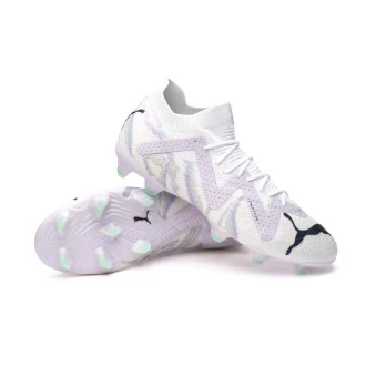 Bota Future Ultimate FG/AG Mujer White-Black-Spring Lavender