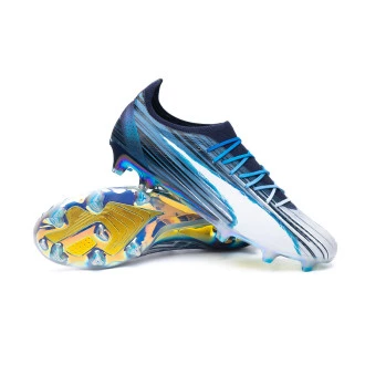 Chaussure de football Ultra Ultimate FG/AG Navy- White-Bright Aqua