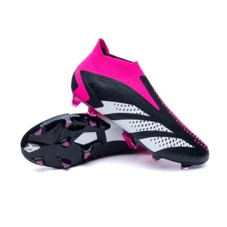 Chaussure de football Predator Accuracy + FG Black-White-Shock Pink