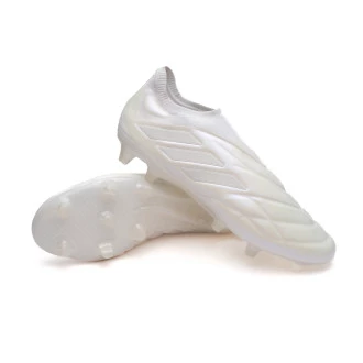 Chaussure de football Copa Pure + FG Blanc
