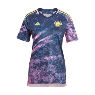 T-Shirt Colombie Deuxième Maillots Coupe du Monde Féminine 2023 Femmes Multicouleur