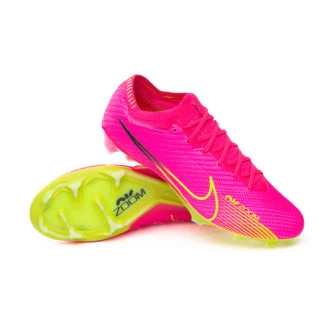 Chaussure de football Air Zoom Mercurial Vapor 15 Elite FG Pink Blast-Volt-Gridiron