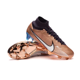 Bota Mercurial Superfly 9 Elite Mbappé FG Metalic Cooper-Pink