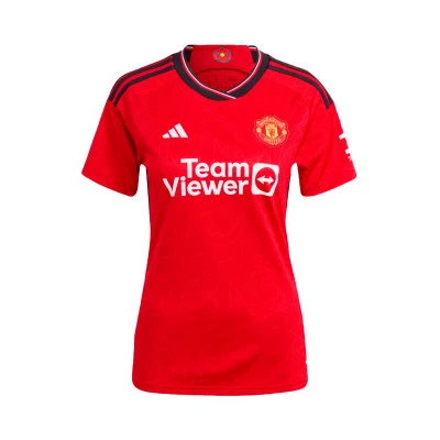 T-Shirt Manchester United FC Maillot Domicile 2023-2024 Femme