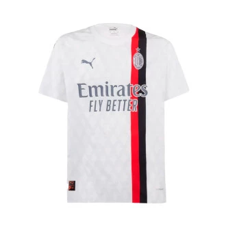 Camiseta AC Milan Segunda Equipación Authentic 2023-2024 White-Feather Gray