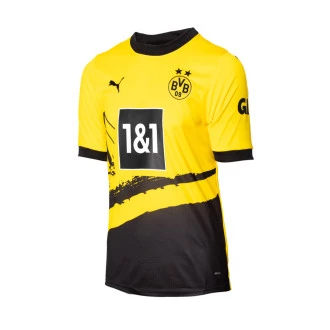 Camiseta BVB Borussia Primera Equipación 2023-2024 Cyber Yellow-Black