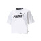 T-Shirt Puma Essentials Cropped Logo Femme