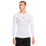 à manches longues Pro Dri-Fit-White-Black