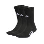 Performance Cushioned Crew (3 paires)-Black-White