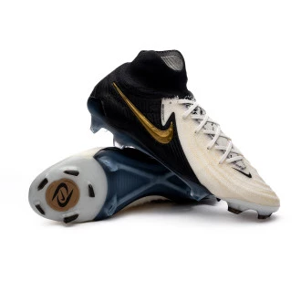 Chaussure de football Phantom Luna II Elite FG White-Black-Mtlc Gold Coin