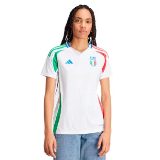 Maillot Femme Italie Maillot Extérieur Euro 2024 White