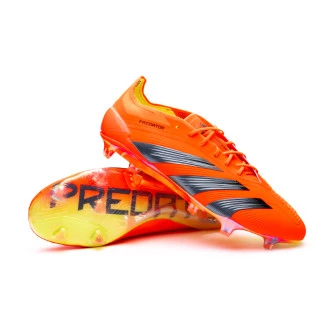 Chaussure de football Predator Elite L FG Solar Red-Core Black-Team Solar Yellow