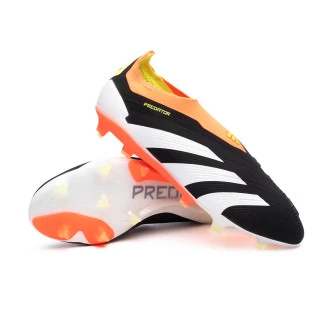 Chaussure de football Predator Elite LL FG Core Black-Ftwr White-Solar Red