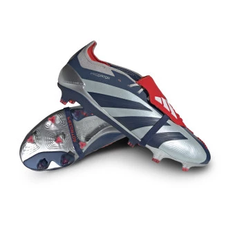 Bota Predator Elite FT FG Roteiro Tech Indigo-Tech Indigo-Vivid Red