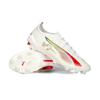 Bota Ultra 5 Ultimate Senna FG White-Gold-Red