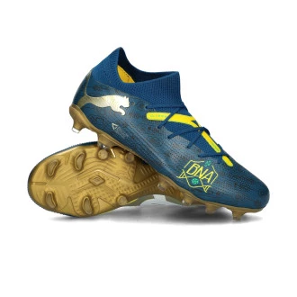 Bota Future 7 Match Neymar Jr FG/AG Sailing Blue-Marine Blue-Pelé Yellow-Grassy