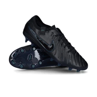 Chaussure de football Tiempo Legend 10 Elite FG Black-Black-Deep Jungle