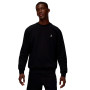 Brooklyn Fleece Crew-Black-White