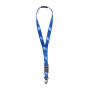 Club Lanyard-Game Royal-White-White