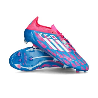 Chaussure de football F50 Elite FG Solar Blue-White-Solar Pink
