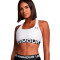 Brassière Under Armour Femme HeatGear Mid Branded