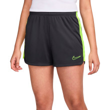 Short Femme Academy 23 Anthracite-Volt-Volt