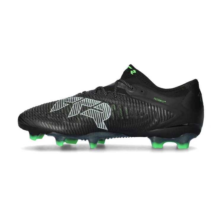bota-puma-future-8-ultimate-low-fg-black-silver-fluo-green-2