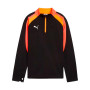 Individualliga 1/4 Zip Top Jr-Black-Heat Fire