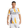 Real Madrid Pre-Match 2024-2025-White-Crew Orange-Charcoal-Glow Blue
