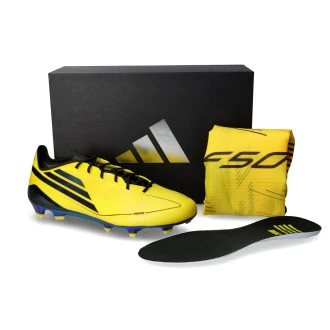 Chaussure de football F50 Elite FG 2010 Yellow-Core Black-Core Black