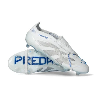 Chaussure de football Predator Elite FT FG White-Silver Met-Bright Royal