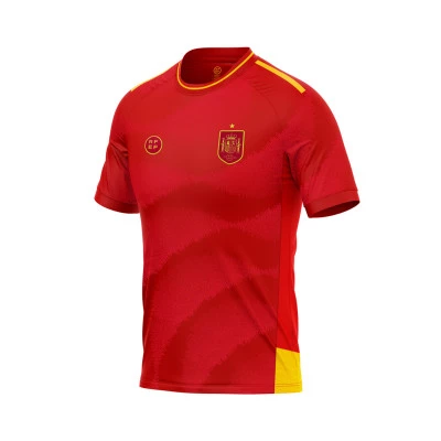 T-Shirt Enfant Espagne RFEF Maillot Domicile Euro 2024