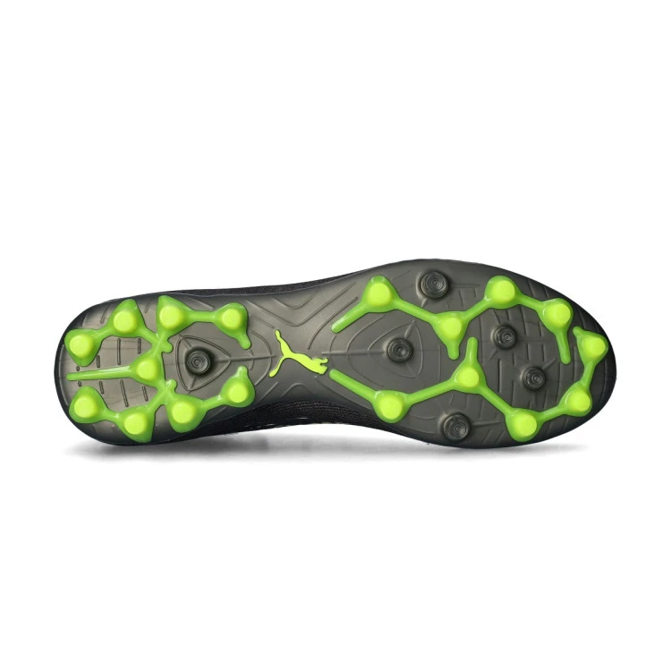 bota-puma-ultra-5-ultimate-mg-matte-aged-silver-yellow-alert-sun-struck-3