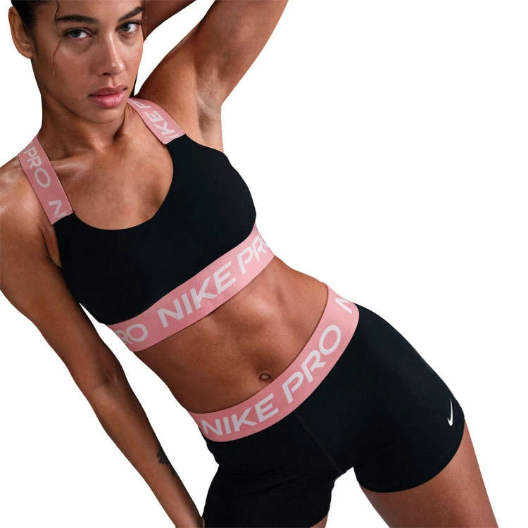 pantalon-corto-nike-pro-mujer-black-elemental-pink-white-2