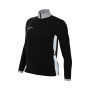 Femme Academy 25 Drill Top-Black-Wolf Grey