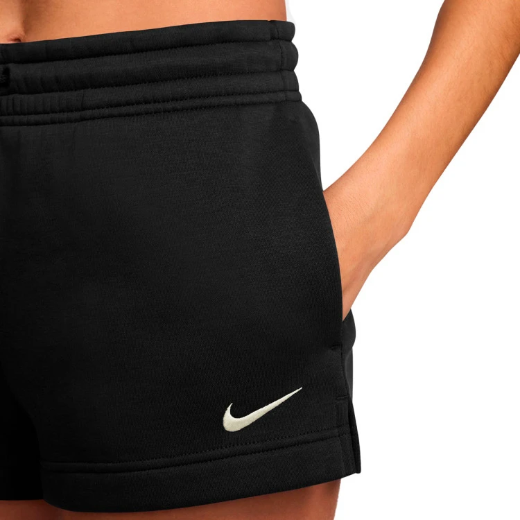 pantalon-corto-nike-sportswear-fleece-mujer-black-sail-3