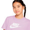 T-Shirt Nike Enfant Sportswear Crop Futura HBR
